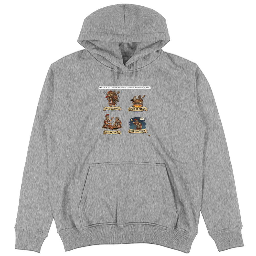 Felpa Unisex con Cappuccio La vita del legionario