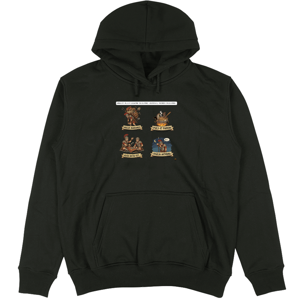 Felpa Unisex con Cappuccio La vita del legionario