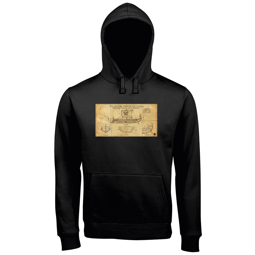 Hoodie Premium Men La Liburna LIBERTAS - Marina Imperiale romana - CL