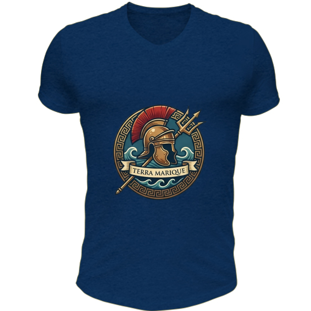 T-Shirt Unisex Scollo V TERRA MARIQUE - Per terra e per mare