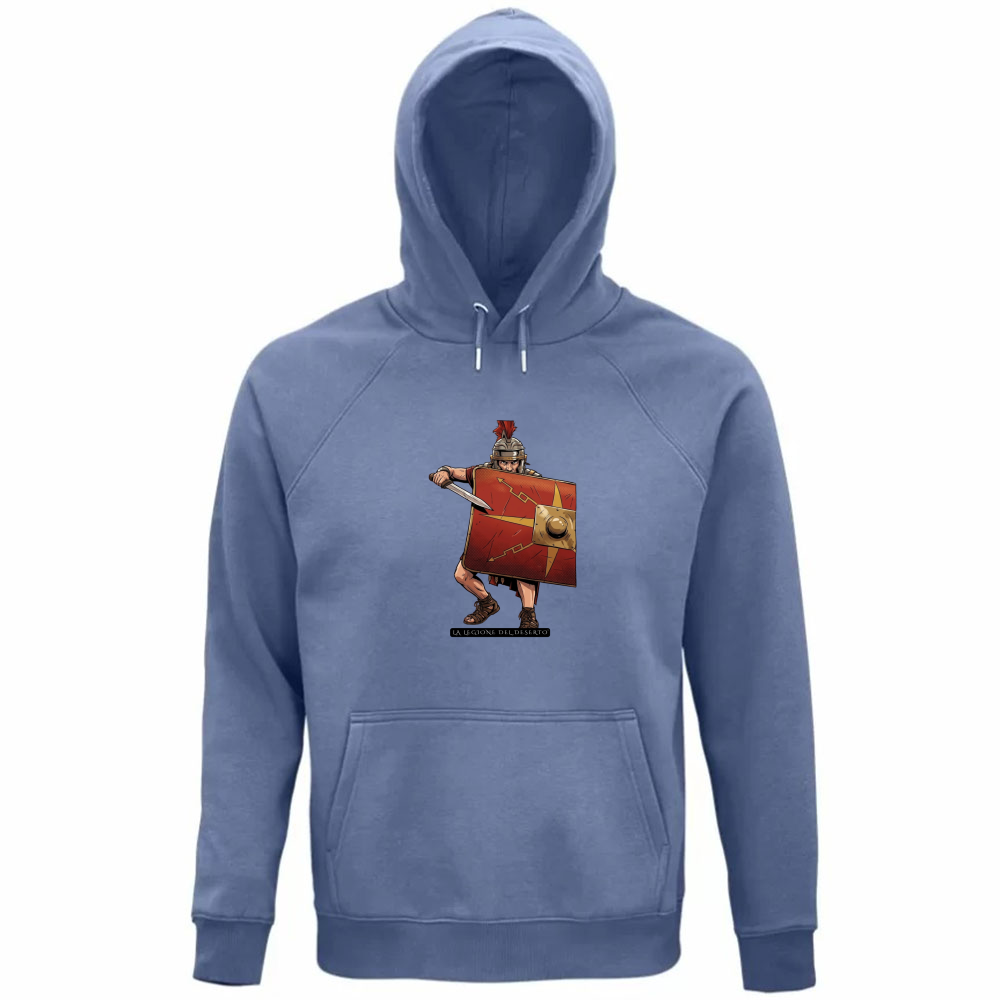 Felpa Organica Unisex Cappuccio Legionario