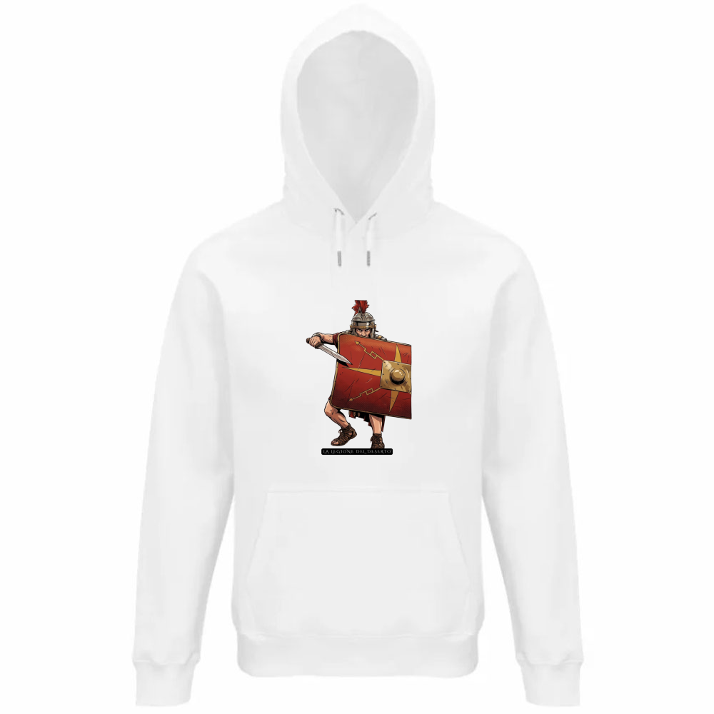 Felpa Organica Unisex Cappuccio Legionario