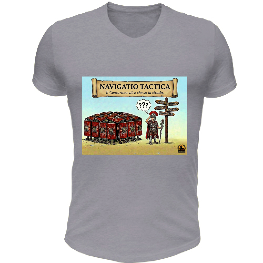 T-Shirt Unisex Scollo V NAVIGATIO TACTICA