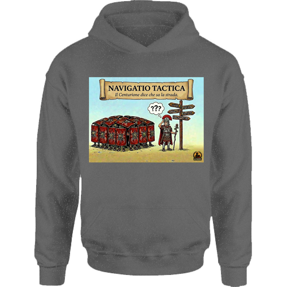 Felpa Bambino con Cappuccio NAVIGATIO TACTICA