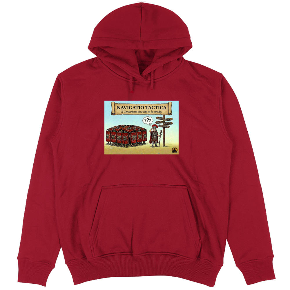 Felpa Unisex con Cappuccio NAVIGATIO TACTICA