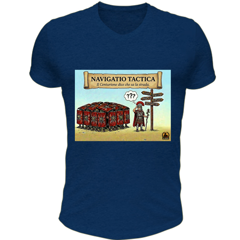 T-Shirt Unisex Scollo V NAVIGATIO TACTICA