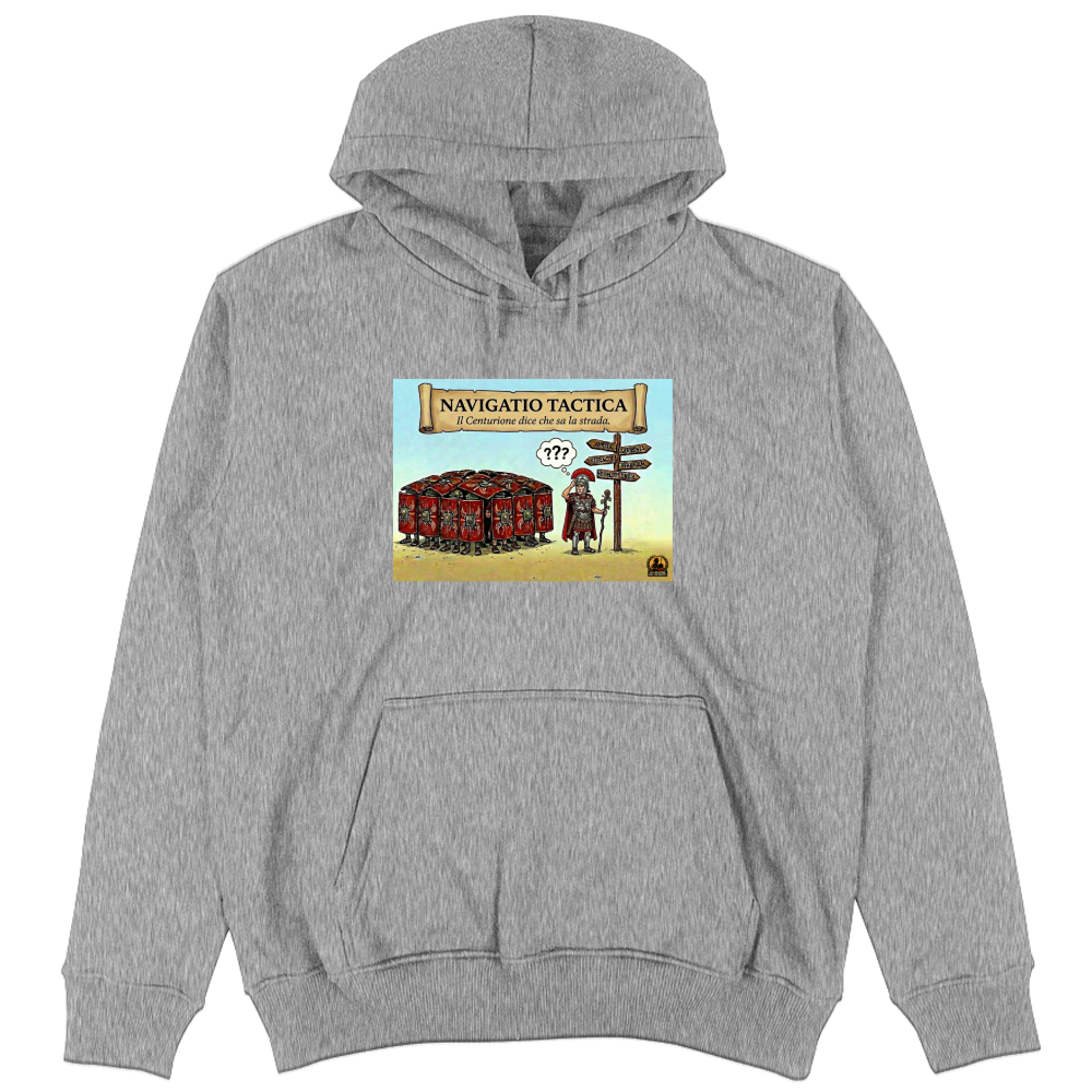 Felpa Unisex con Cappuccio NAVIGATIO TACTICA