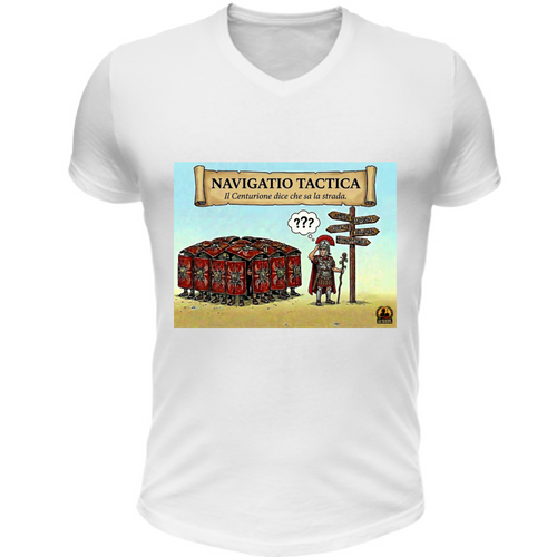 T-Shirt Unisex Scollo V NAVIGATIO TACTICA