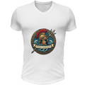 T-Shirt Unisex Scollo V TERRA MARIQUE - Per terra e per mare
