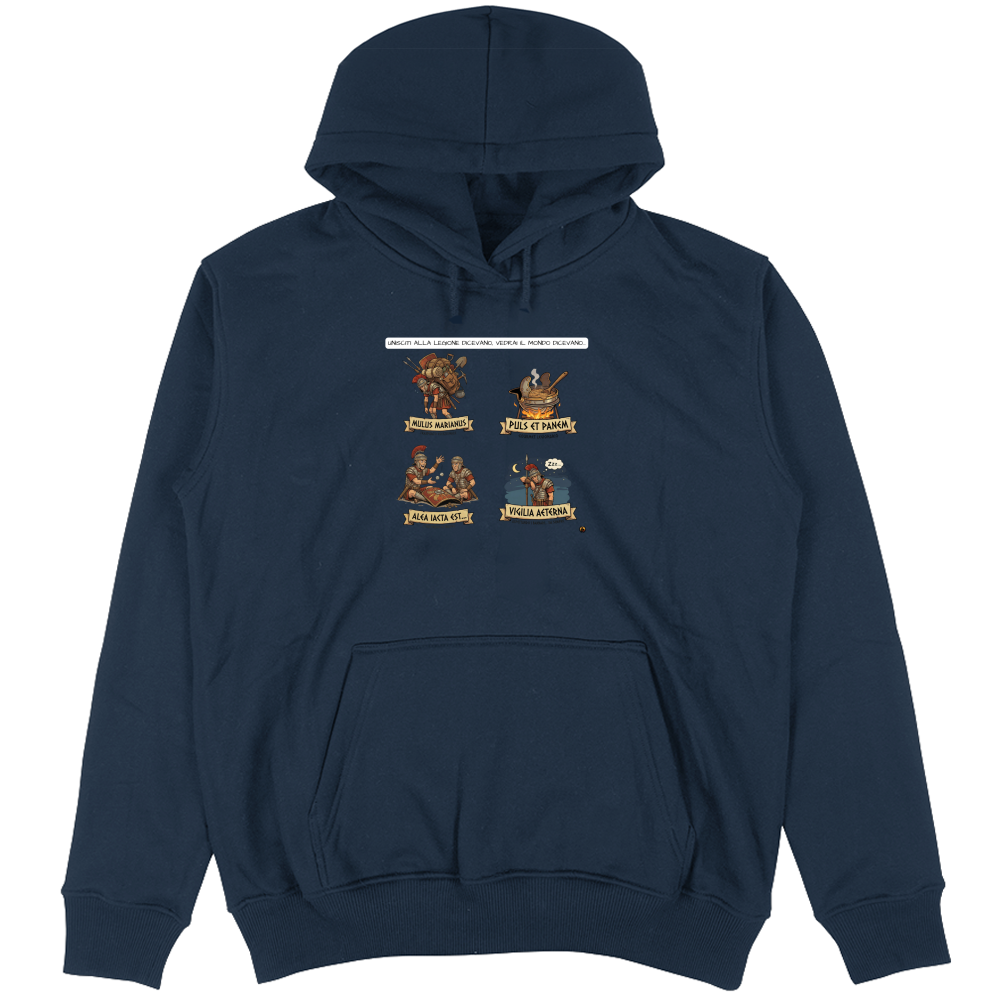 Felpa Unisex con Cappuccio La vita del legionario