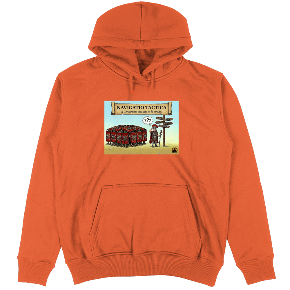 Felpa Unisex con Cappuccio NAVIGATIO TACTICA