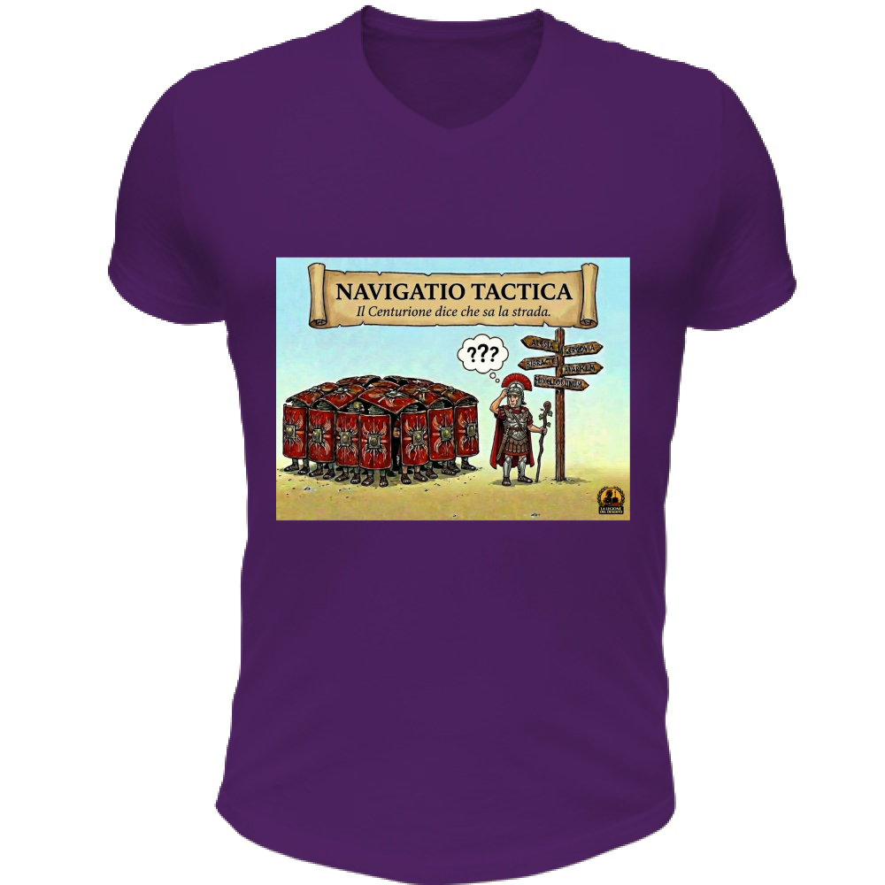 T-Shirt Unisex Scollo V NAVIGATIO TACTICA