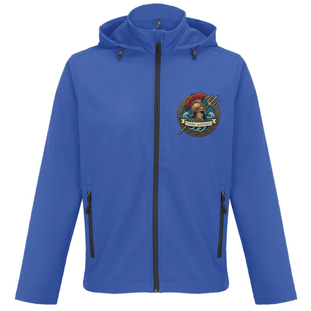 Giacca con Cappuccio Softshell TERRA MARIQUE - Per terra e per mare