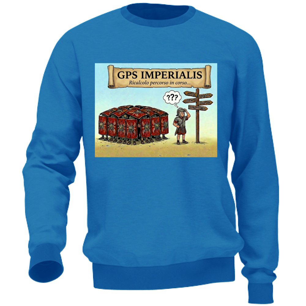 Felpa Unisex GPS IMPERIALIS - Ricalcolo percorso in corso