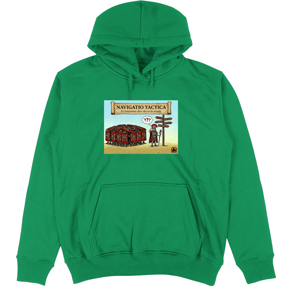Felpa Unisex con Cappuccio NAVIGATIO TACTICA