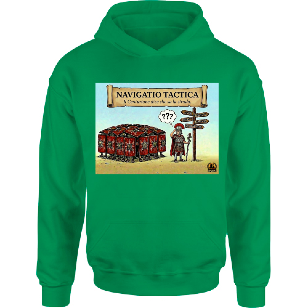 Felpa Bambino con Cappuccio NAVIGATIO TACTICA