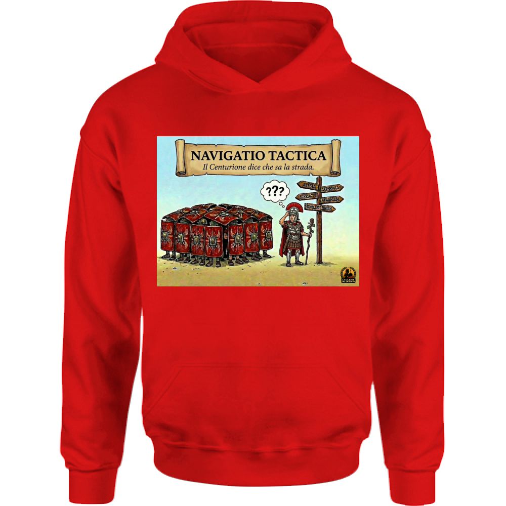 Felpa Bambino con Cappuccio NAVIGATIO TACTICA