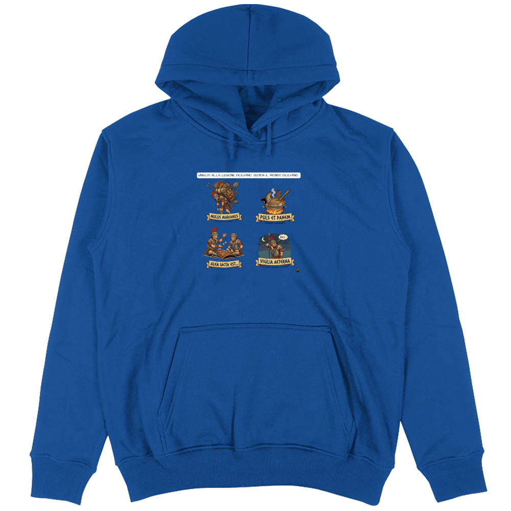Felpa Unisex con Cappuccio La vita del legionario