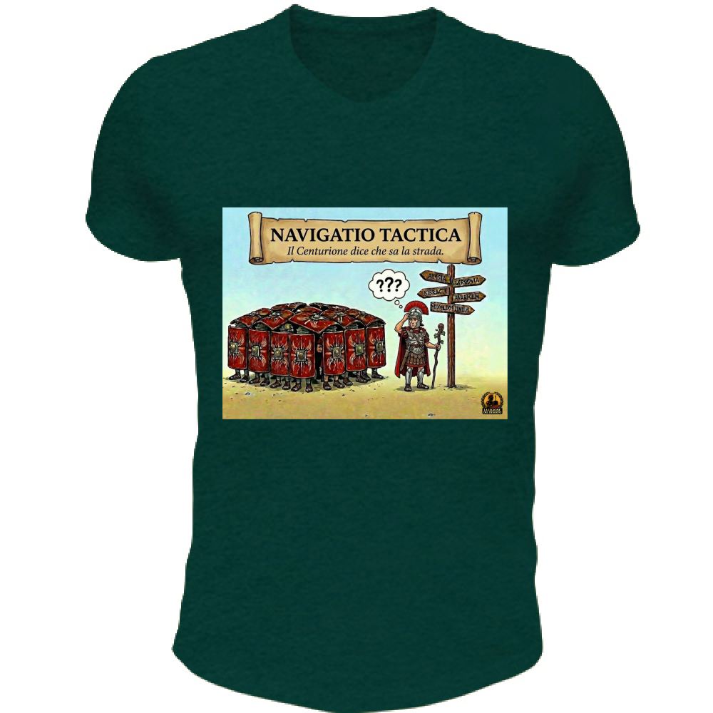 T-Shirt Unisex Scollo V NAVIGATIO TACTICA