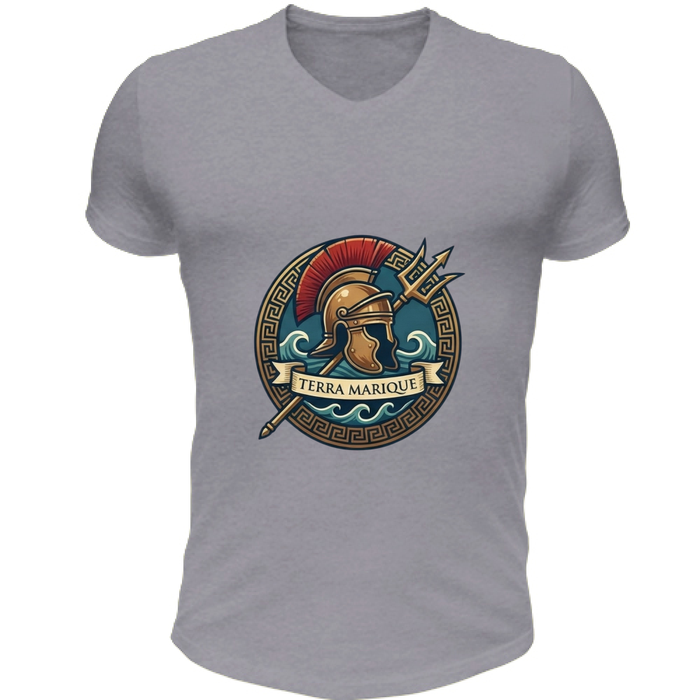T-Shirt Unisex Scollo V TERRA MARIQUE - Per terra e per mare