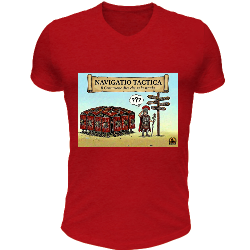 T-Shirt Unisex Scollo V NAVIGATIO TACTICA