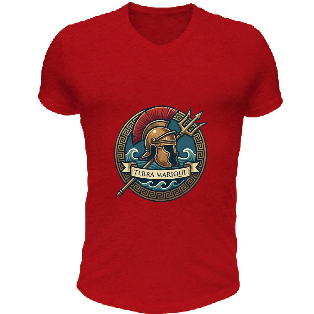 T-Shirt Unisex Scollo V TERRA MARIQUE - Per terra e per mare