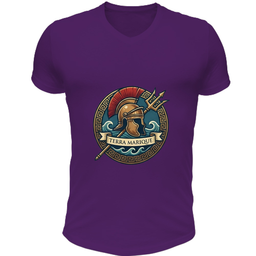 T-Shirt Unisex Scollo V TERRA MARIQUE - Per terra e per mare