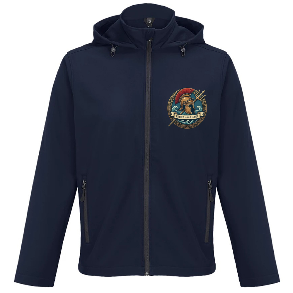 Giacca con Cappuccio Softshell TERRA MARIQUE - Per terra e per mare