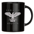 Tazza Nera LEGIONE III AUGUSTA argento