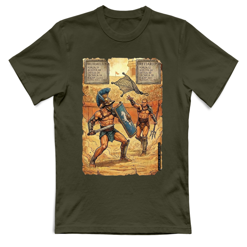 T-Shirt Unisex Mirmillo Vs Reziario