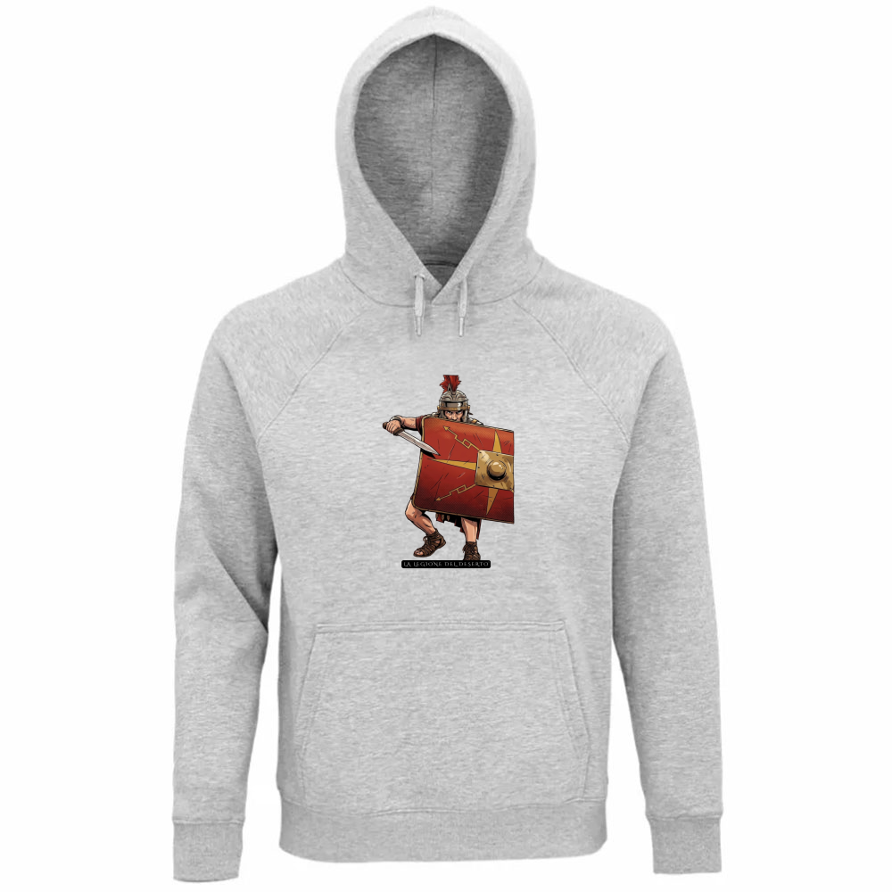 Felpa Organica Unisex Cappuccio Legionario