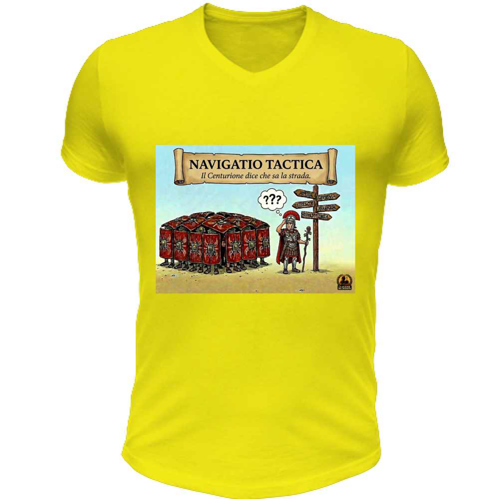 T-Shirt Unisex Scollo V NAVIGATIO TACTICA