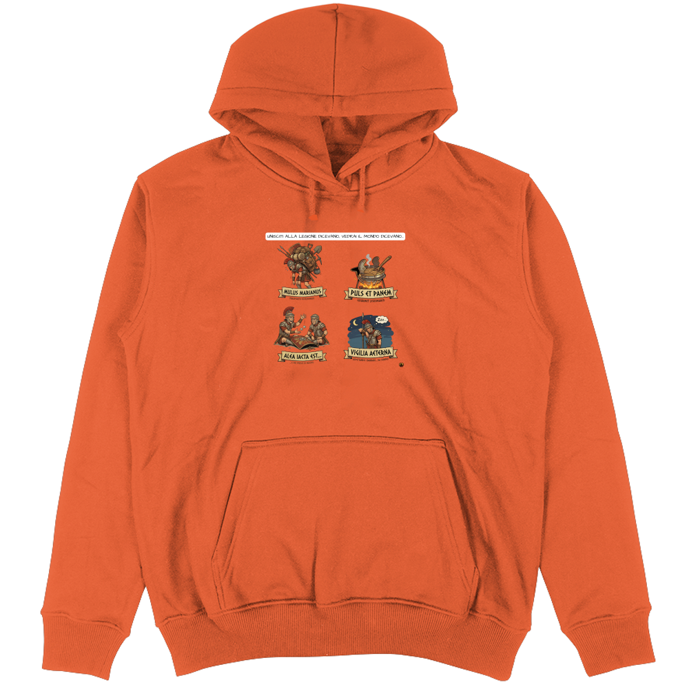 Felpa Unisex con Cappuccio La vita del legionario