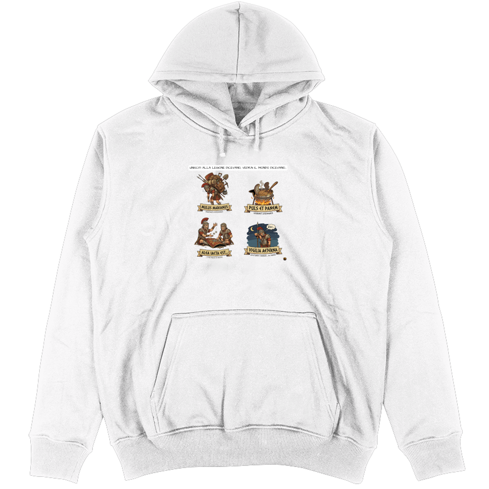 Felpa Unisex con Cappuccio La vita del legionario