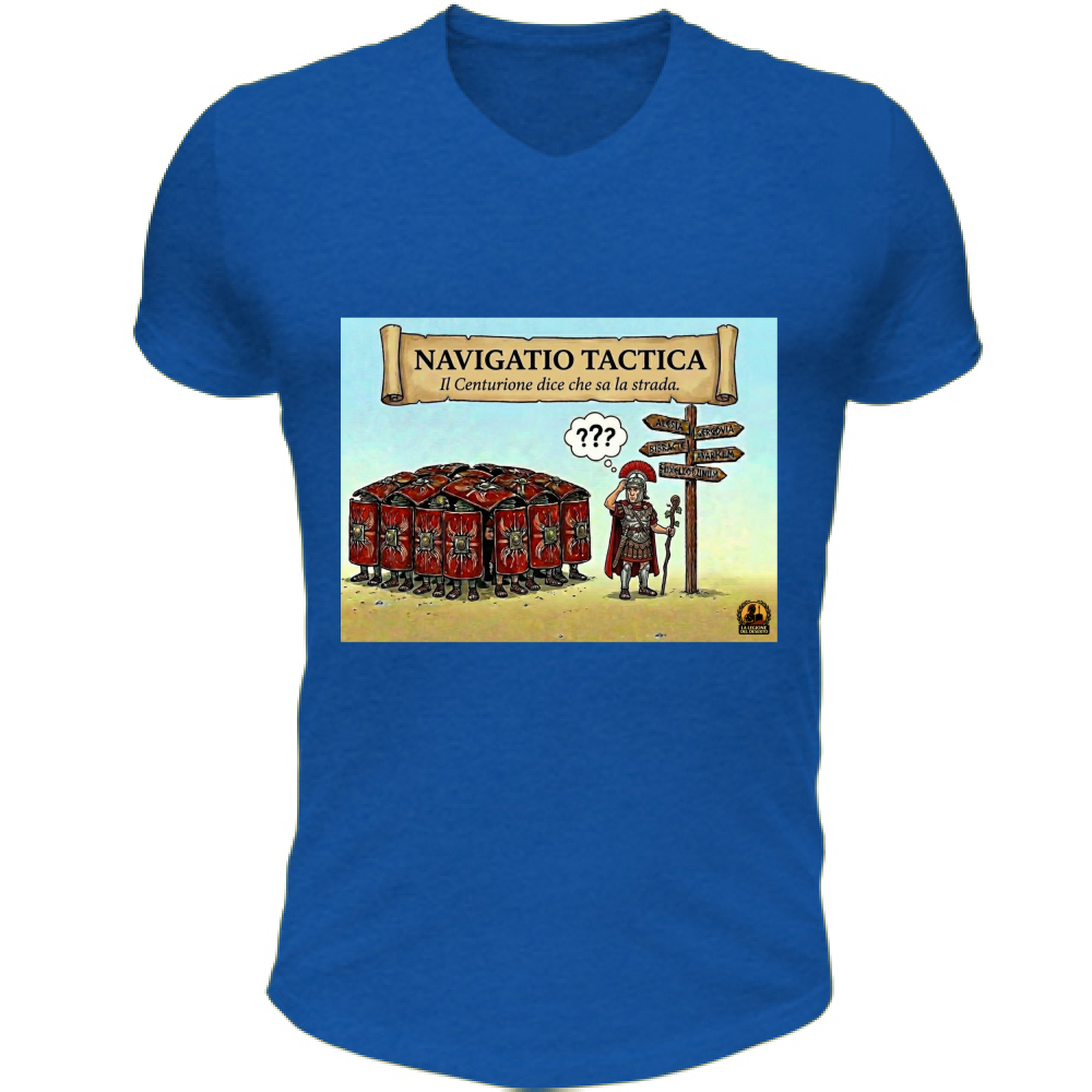 T-Shirt Unisex Scollo V NAVIGATIO TACTICA